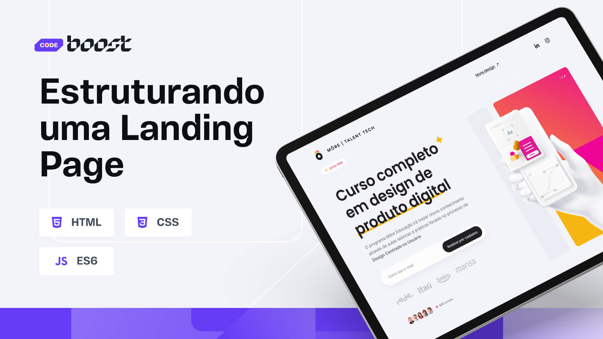 Thumbnail - Como estruturar uma landing page de forma correta